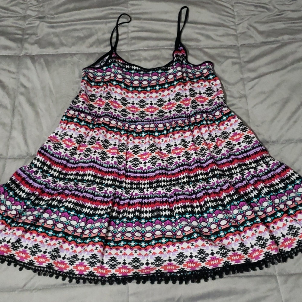 Zumiez boho mini summer dress